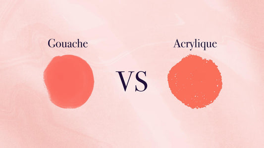 Quelles différences entre l'acrylique et la gouache ?